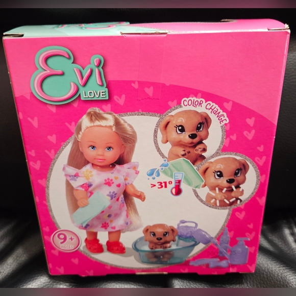 Evi Love Dog Bath Playset 9 piece  NIB - Picture 2 of 2